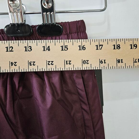 Under Armour Women's Project Rock Woven Joggers Burgundy Black Large - Picture 8 of 10